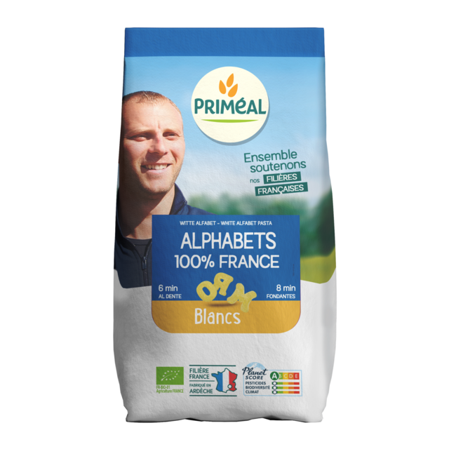 Makaron alfabet z Francji bio 500 Gram