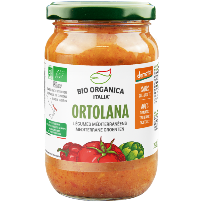 Sauce pour pâtes ortolana demeter 350 Grammes