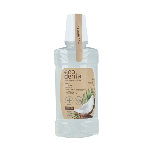 Bain de bouche menthe coco bio 250 Millilitres