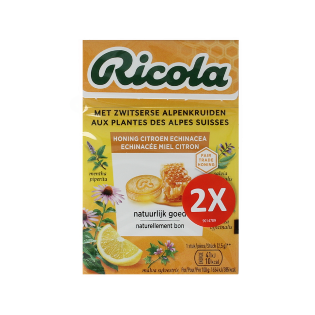 Miel citron échinacée duo pack 100 Grammes