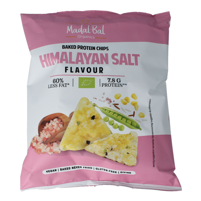 Chipsy proteinowe z solą himalajską bio 60 gramów
