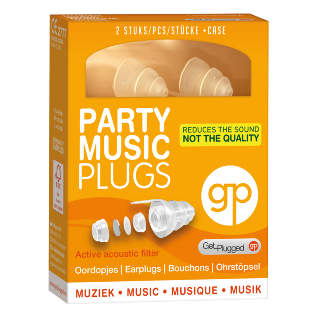 Party music plugs 1 Paio