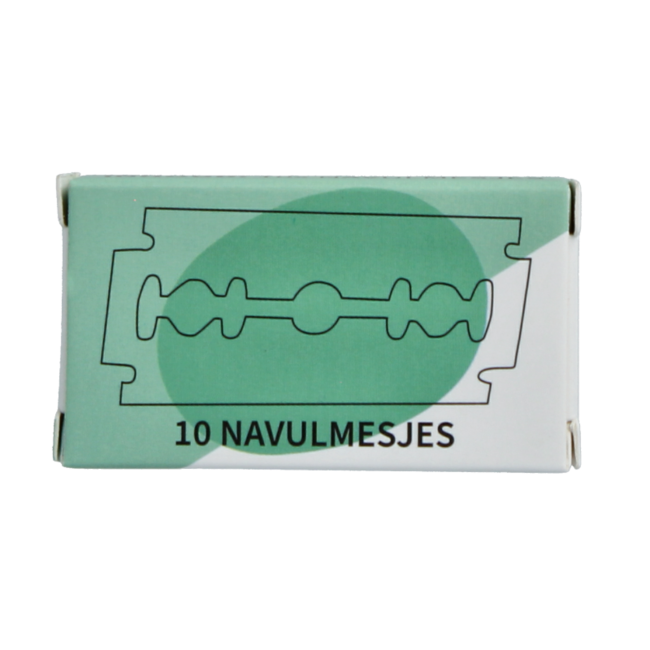 Safety razor mesjes navulling 10 Stuks