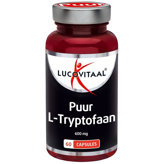 L-tryptofaan puur 600mg 60 Capsules