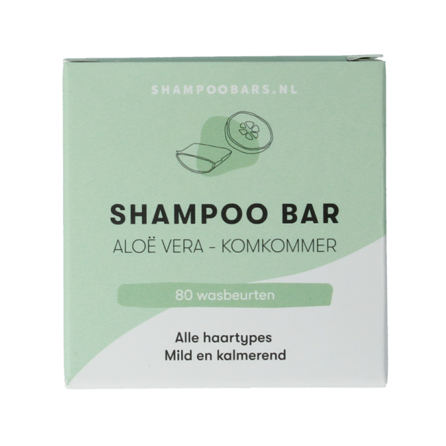 Shampoing solide aloe vera & concombre 60 Gram