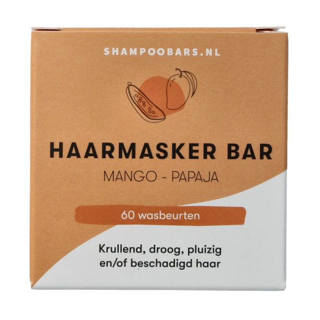 Mascarilla capilar en barra mango papaya 45 gramos