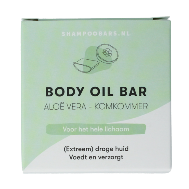Body Oil Bar Aloe Vera & Gurke 45 Gramm