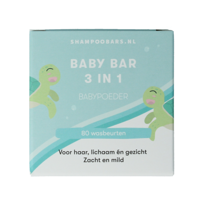 3-in-1 Baby bar talco 60 Gram