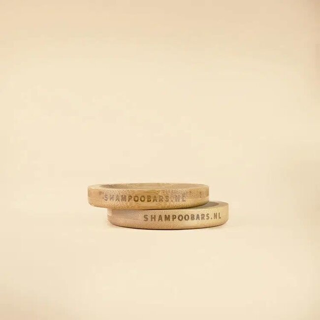 Bamboe zeepschaaltje rond 1 Stuks