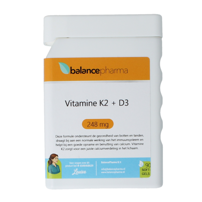 Supplements 53 Vitamina K2 + Vitamina D3 90 cápsulas blandas