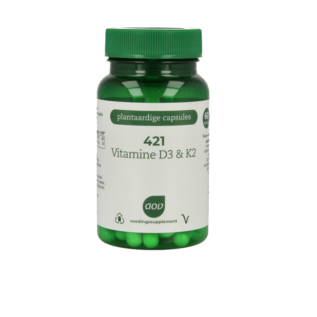 421 Vitamina D3 y K2 60 Cápsulas vegetales