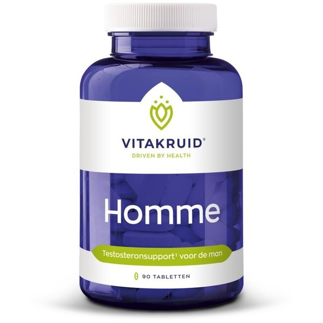 Homme con Ashwagandha Fenogreco Shilajit Damiana 90 Comprimidos