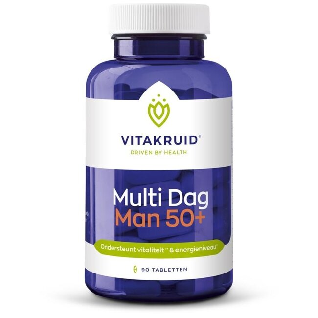 Multi Dag Man 50+ 100% Vegan 90 Tabletten