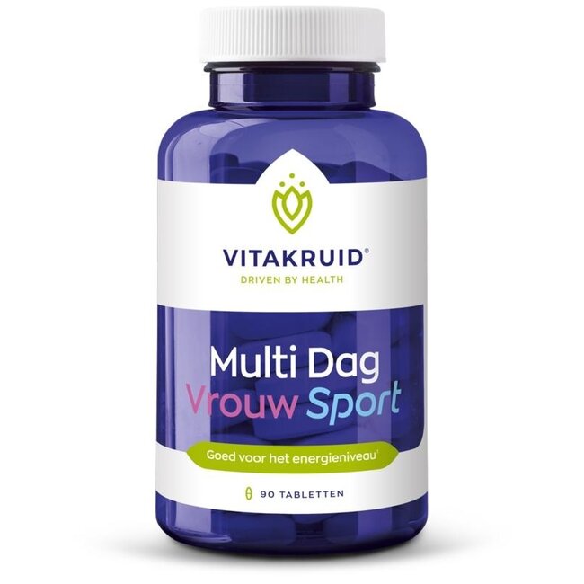 Multi Día Mujer Deporte 100% Vegano 90 Comprimidos