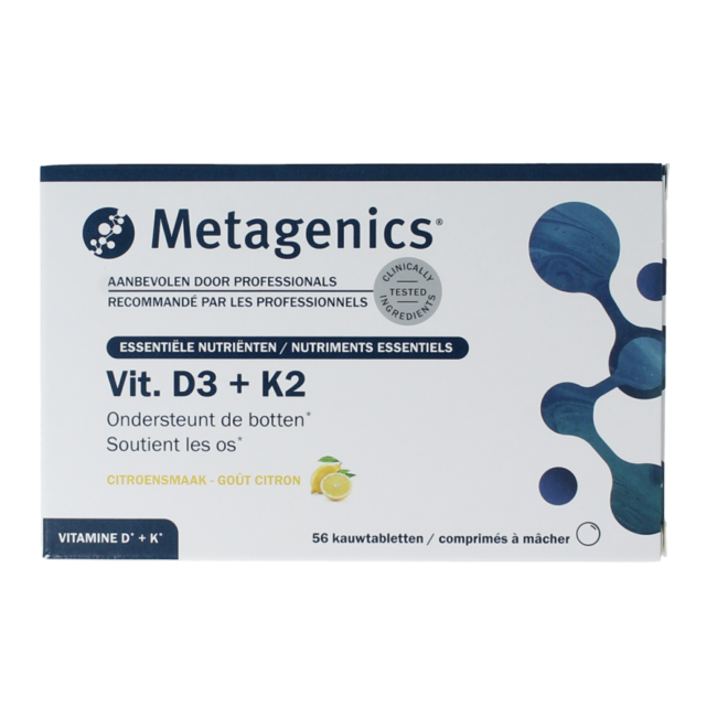 Vitamin D3 + K2 NFD 56 Chewable Tablets