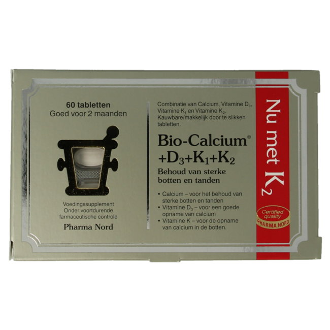 Bio calcium & D3 & K1 & K2 60 tabletek