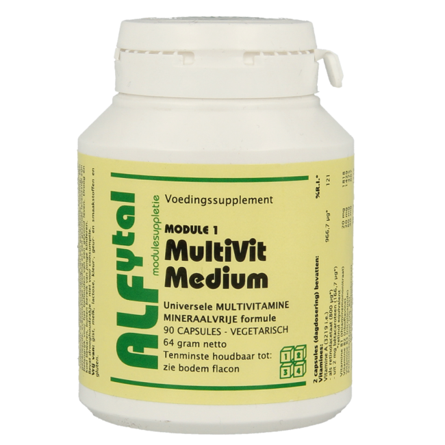 MultiVit medium - mineral-free 90 Vegetarian capsules