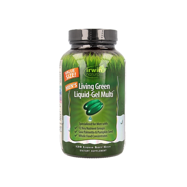 Living green liquid gel multi for men 120 Softgels