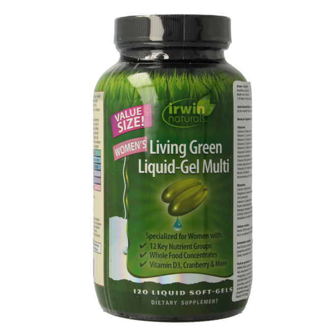 Living Green Liquid Gel Multi für Frauen 120 Softgels