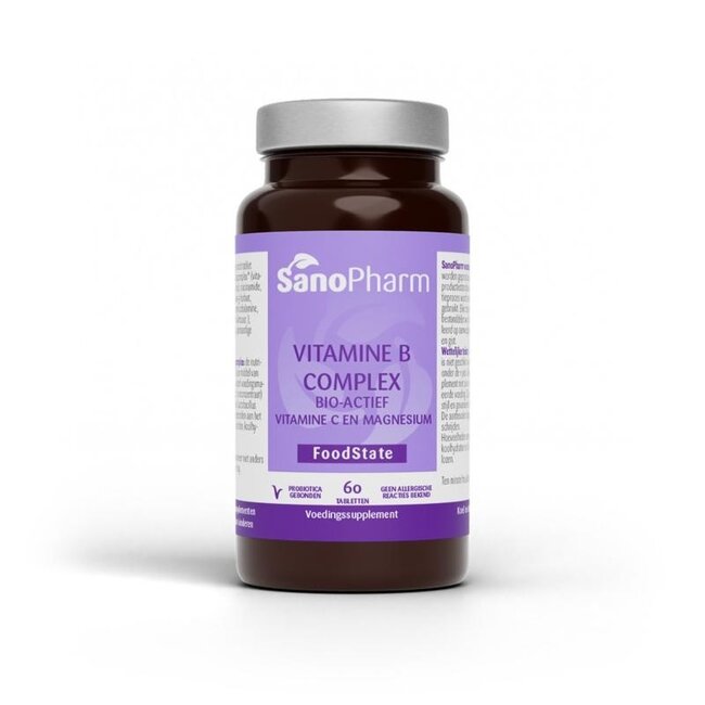 Complexe de Vitamine B & C & magnésium 60 Comprimés