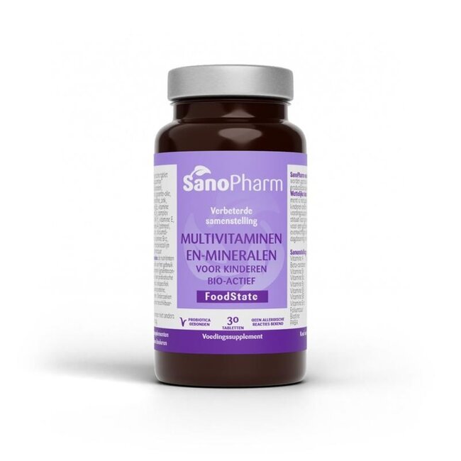 Multivitaminici e minerali per bambini foodstate 30 Compresse