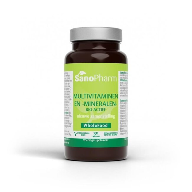 Multivitamins/minerals wholefood 30 Capsules