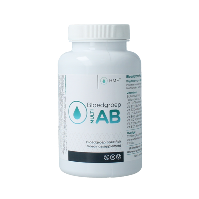 Bloedgroep multi AB 120 Capsules