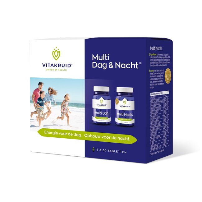Multi Dag & Nacht 100% Vegan 2 x 30 60 Tabletten