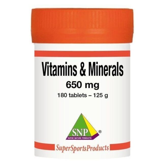 Vitamins minerals complex 180 Tablets