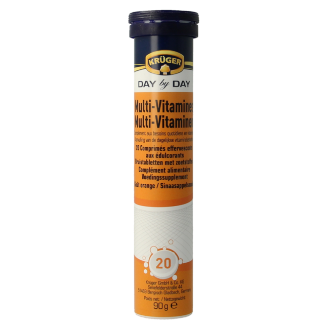 Multi Vitamina comprimidos efervescentes 20 Comprimidos