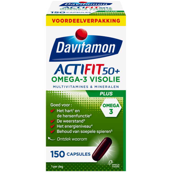 Actifit 50+ omega 3 150 kapsułek