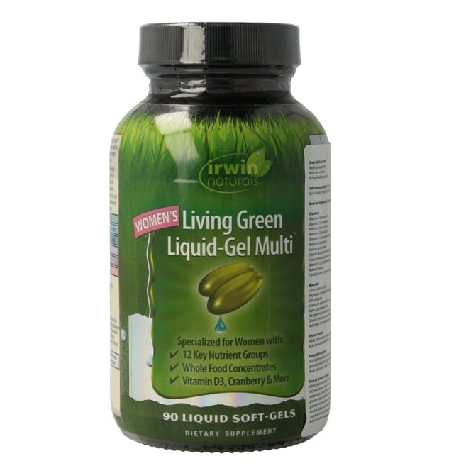 Living Green Liquid Gel Multi für Frauen 90 Softgels