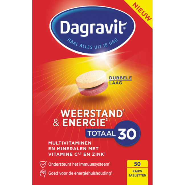 Totaal 30 weerstand & energie 50 Tabletten