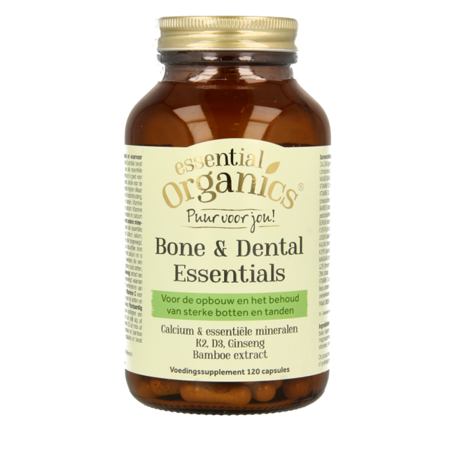 Bone & dental essentials 120 cápsulas vegetales
