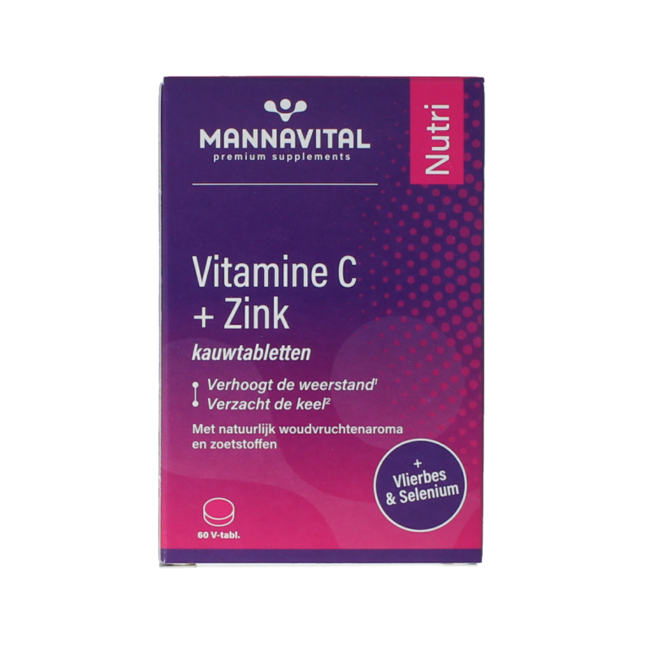 Vitamine C plus zinc 60 comprimés