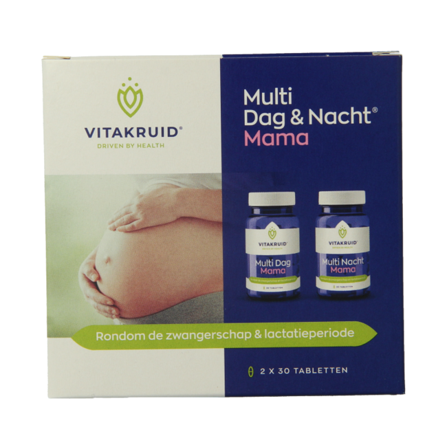 Multi Dag & Nacht Mama 100% Vegan 2 x 30 60 Tabletten