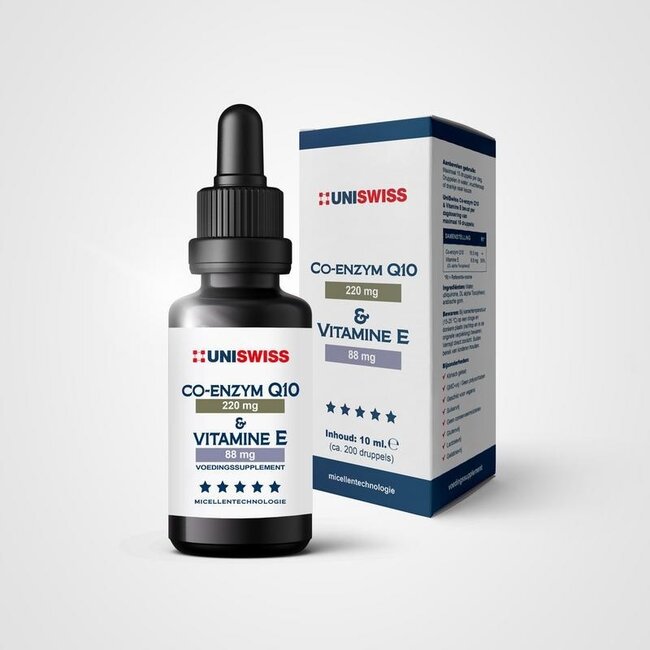 Coenzyme Q10 et Vitamine E 10 Millilitres