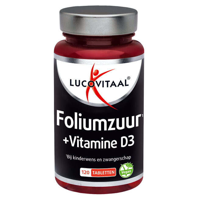 Kwas foliowy + witamina D3 120 tabletek