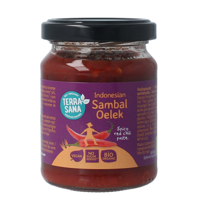 Sambal oelek ecológico 90 gramos