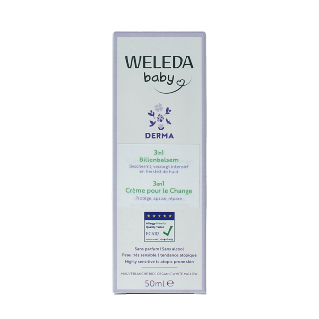 Baby derma 3 w 1 balsam na odparzenia bio 50 mililitrów