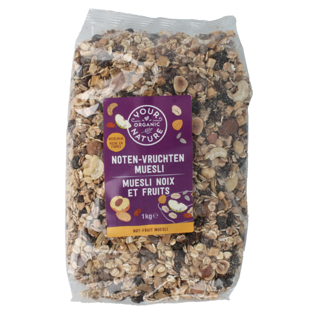 Muesli noix et fruits bio 1 kilogramme