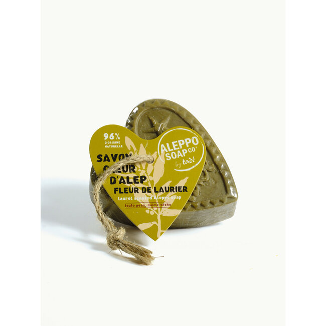 Savon d'Alep flor de laurel con cuerda 150 gramos