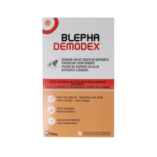 Blephademodex toallitas limpiadoras 30 unidades