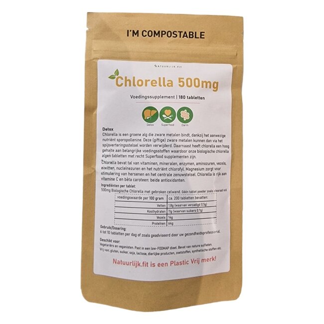Chlorella pure & clean 500mg 180 Tabletten