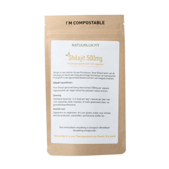 Shilajit 500 mg 60 Gélules