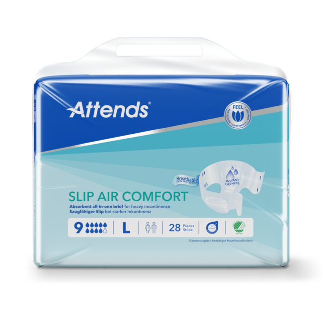 Slip air comfort 9 large 28 unidades