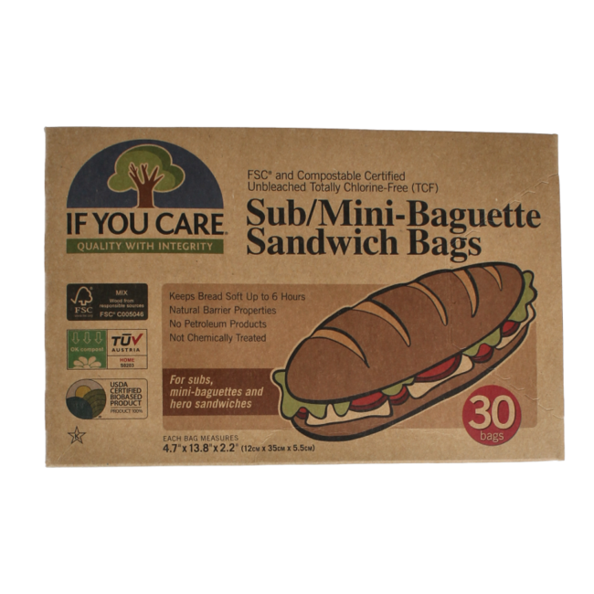 Mini-Baguette- & Sandwich-Beutel 30 Stück
