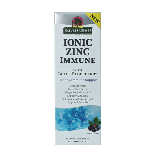 Zinc ionique & complexe immunitaire liquide 120 Millilitres