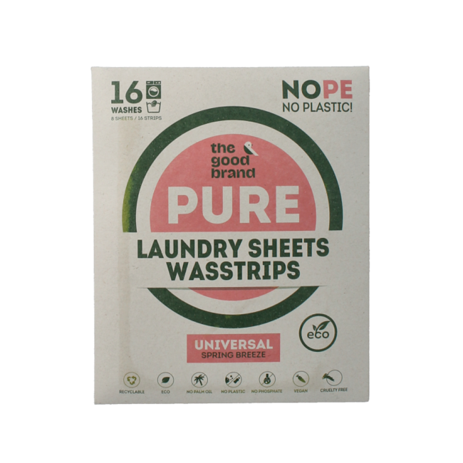 Feuilles de lavage brise printanière 16 pièces