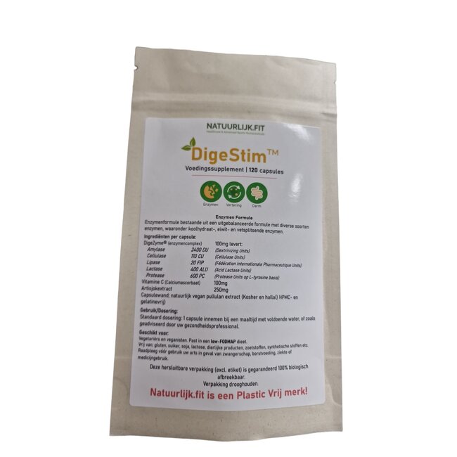 Digestim complexe d'enzymes 120 Gélules